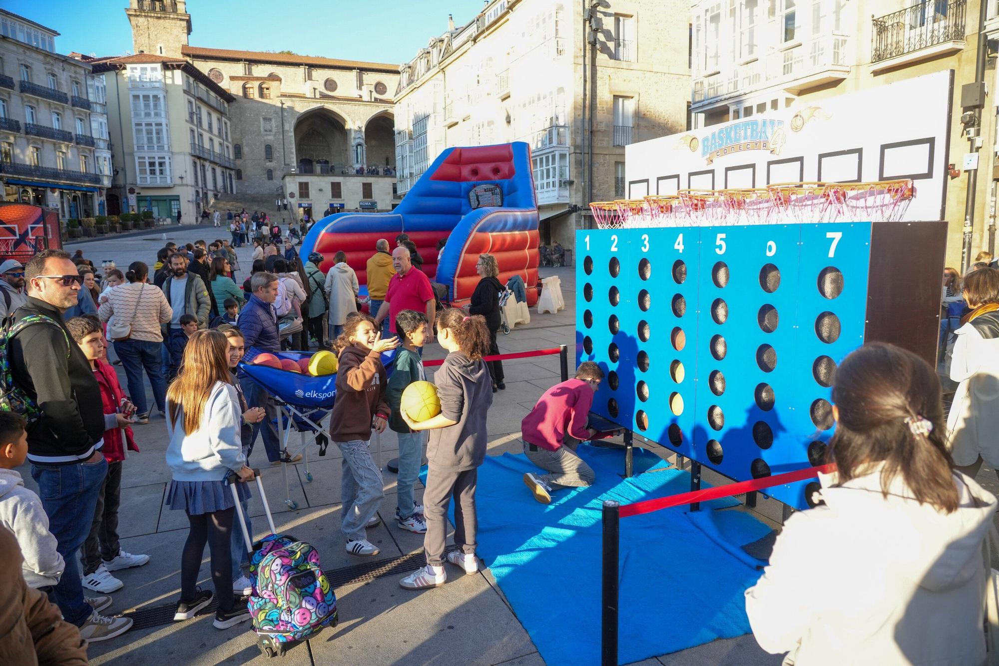 En imágenes: La gran fiesta del Baskonia se celebra en la Virgen Blanca