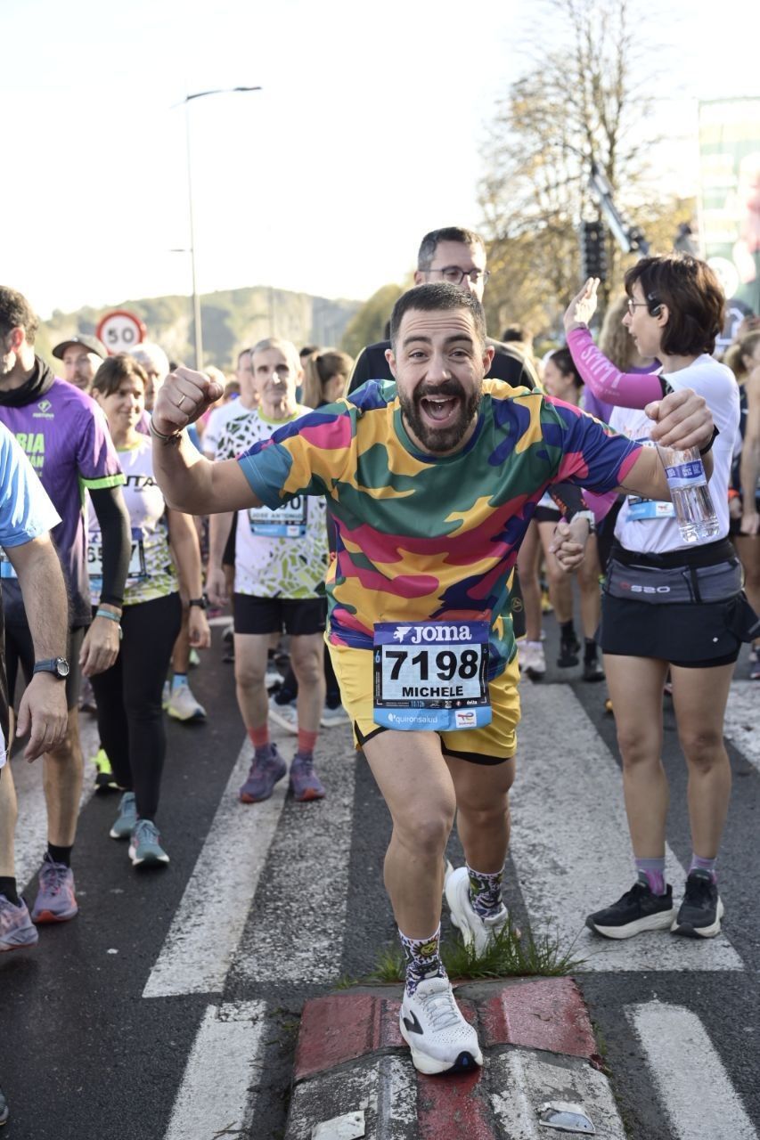 En imágenes: Ilusión y concentración en la salida de la Behobía- San Sebastían
