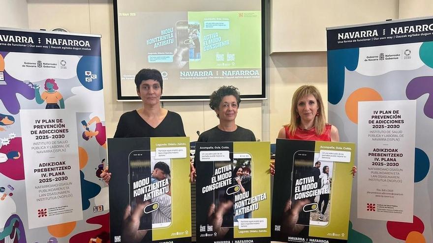 Expertos advierten en Navarra del abuso de las pantallas: el 15% de los adolescentes usa el móvil de madrugada