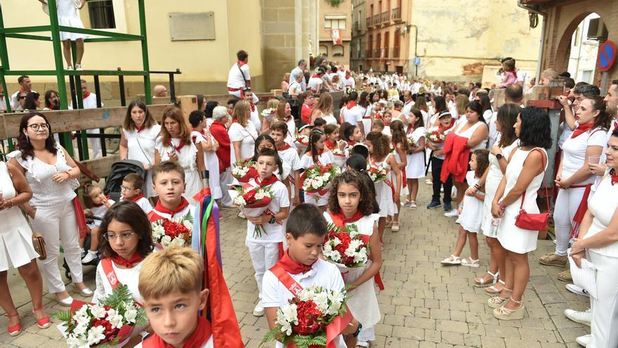 Fotos de la procesión en fiestas de Peralta