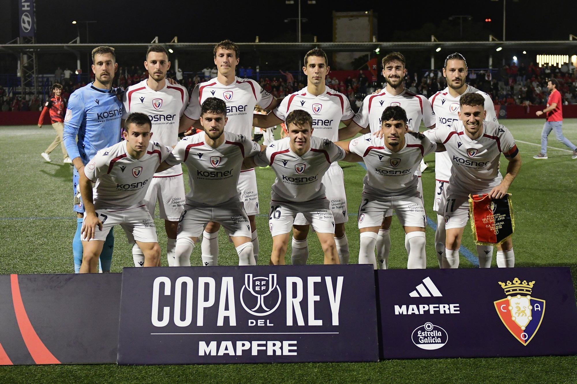 Fotos del partido de Copa del Rey Sant Jordi-Osasuna