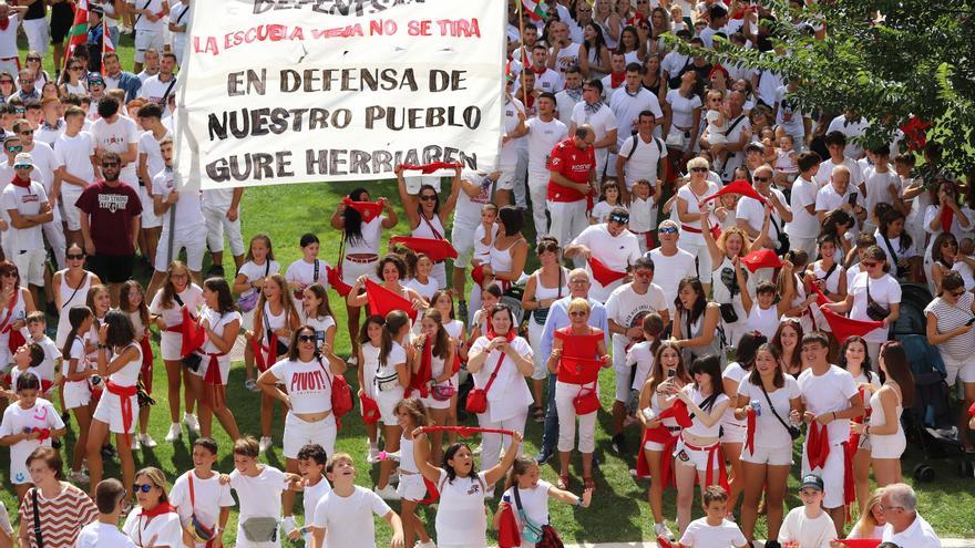 Fotos del cohete de fiestas de Zizur Mayor 2026