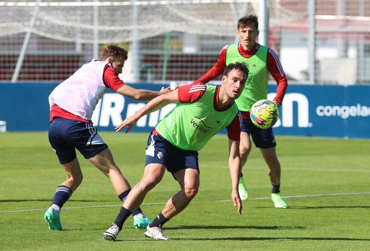 Entrenamiento de Osasuna del 18 de abril