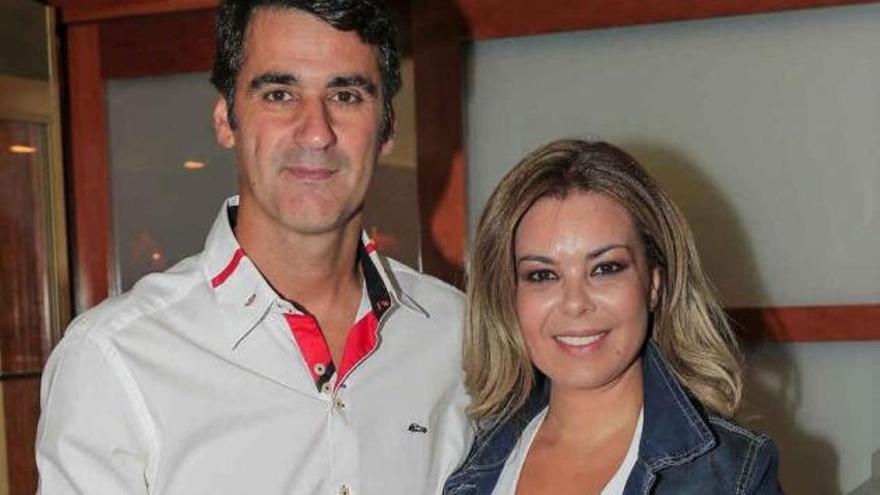 María José Campanario, con su marido, Jesulín de Ubrique.