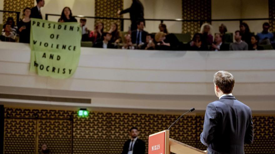 Macron propondrá un &quot;intercambio&quot; con los actores sociales tras la decisión del Consejo Constitucional