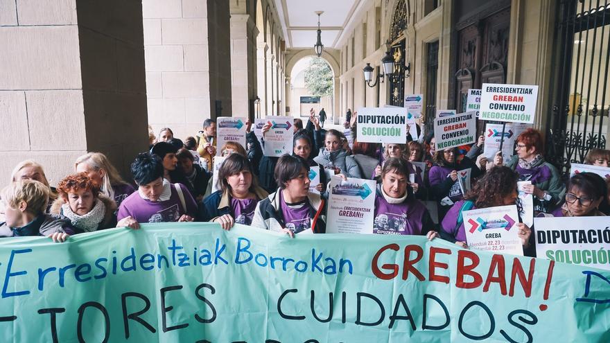 Las jornadas perdidas por huelga casi se duplican en Gipuzkoa