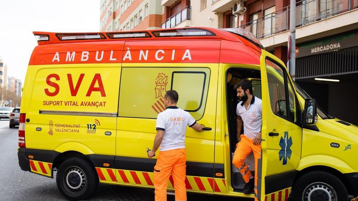Ambulancia del SAMU de la Generalitat Valenciana en una imagen de archivo.