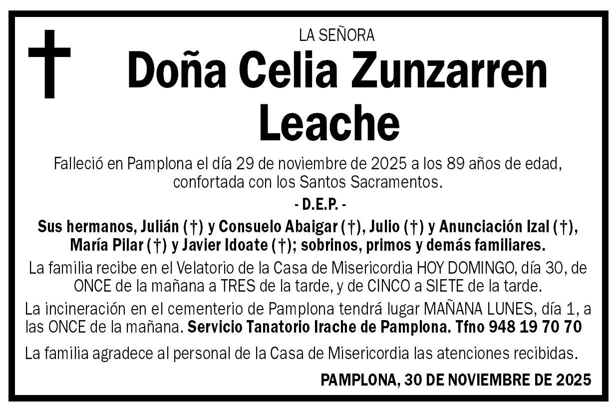 Celia Zunzarren Leache