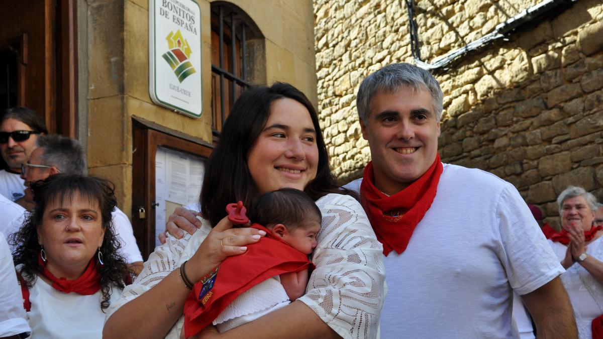 Cohete fiestas de Ujué 2025.