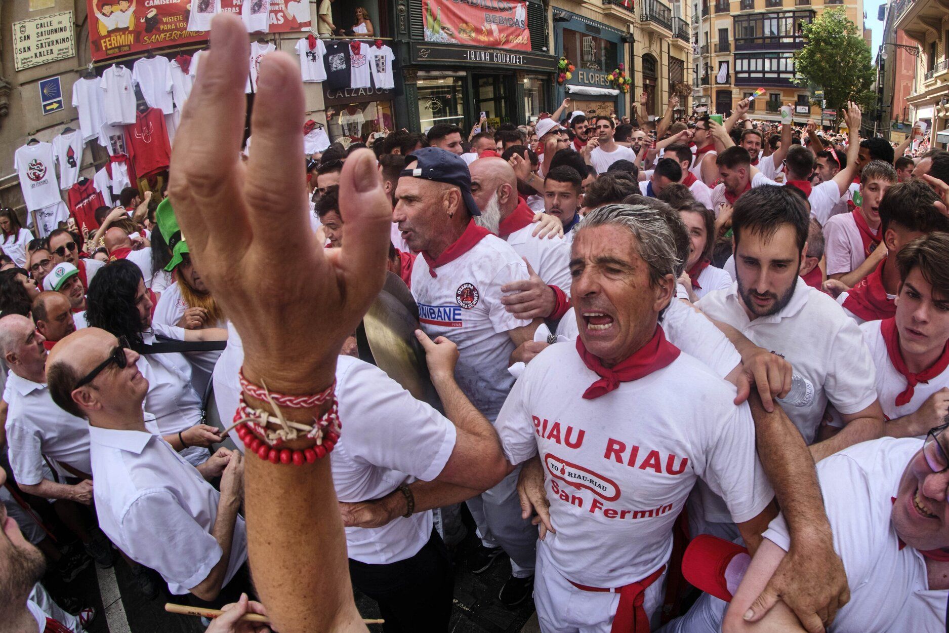 GALERÍA / Pamplona vibra con un multitudinario 'Riau-Riau'