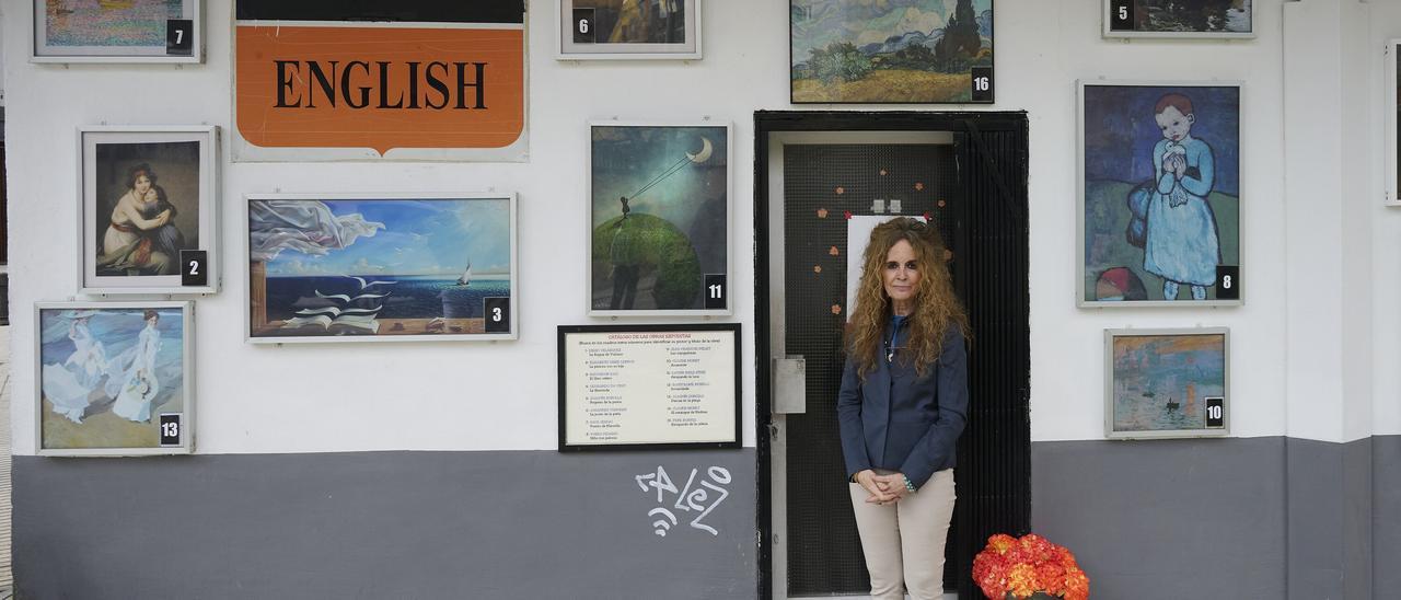 Fotos de la exposición de arte al aire libre de Sagri Azpilicueta en San Juan