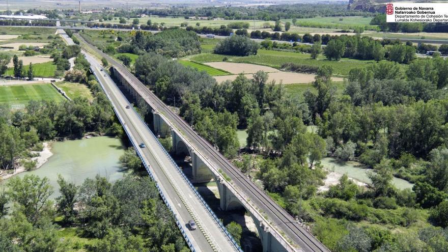 El nuevo puente de Marcilla busca mejorar los desplazamiento