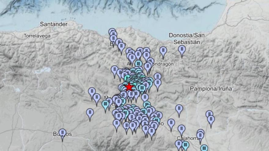 El terremoto de Araba también se siente en Bizkaia