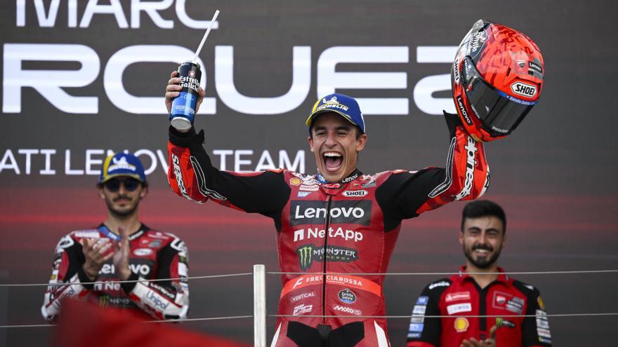 Marc Márquez se hace en centenario