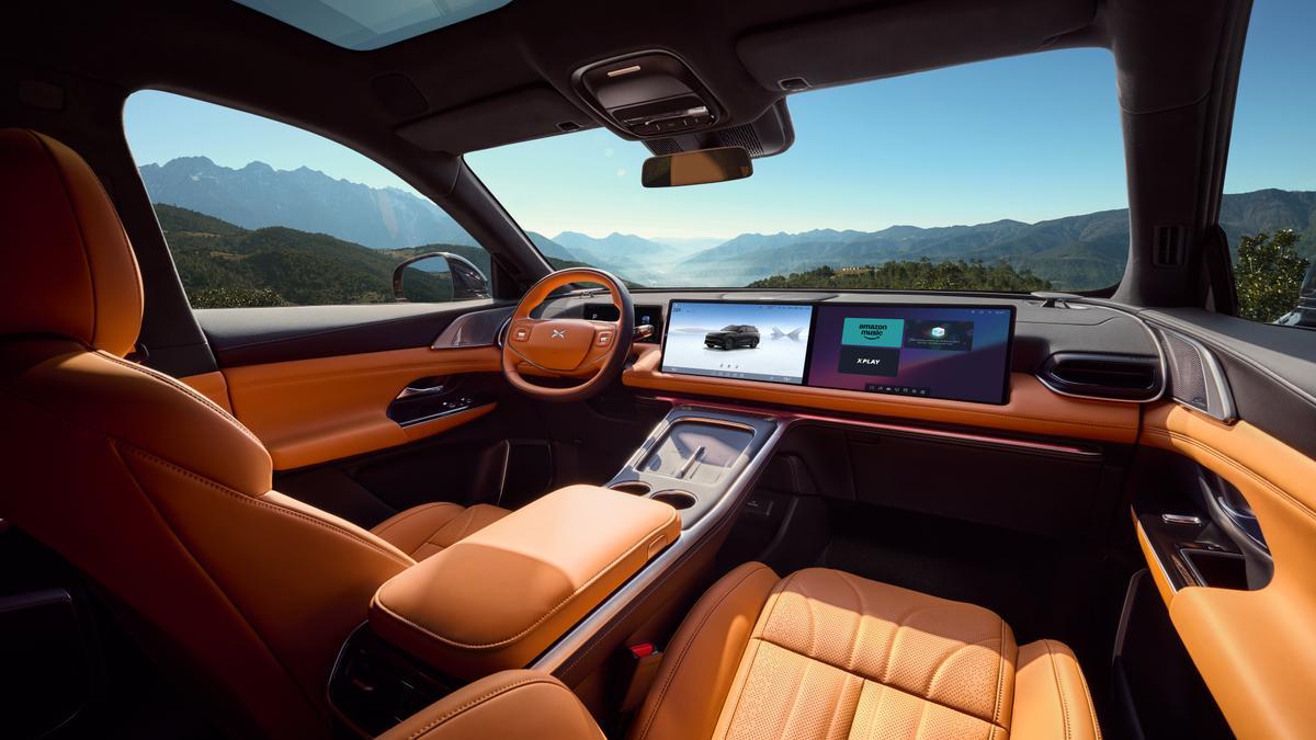 El interior del nuevo Xpeng G9.