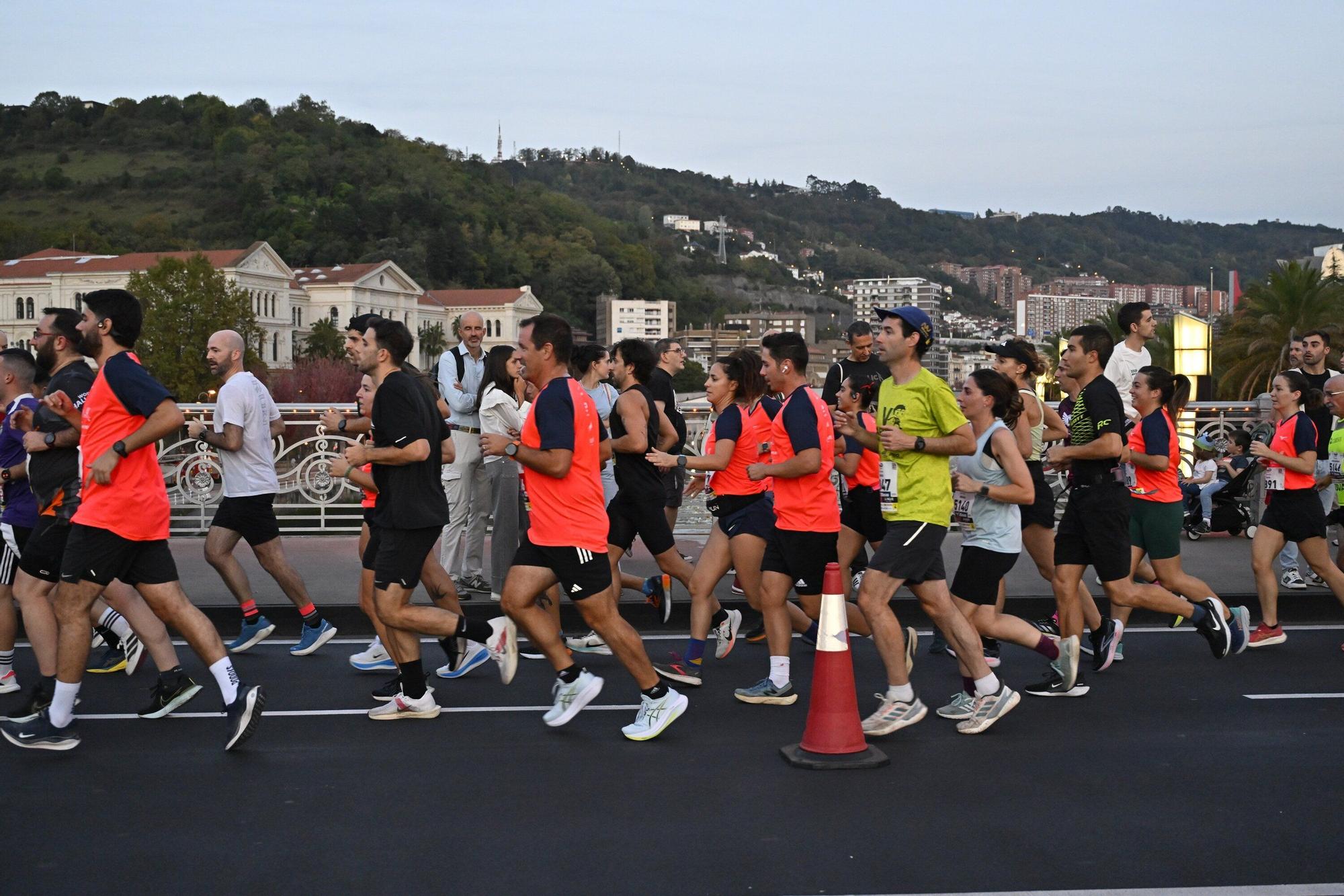 El Bilbao Night Marathon, en imágenes