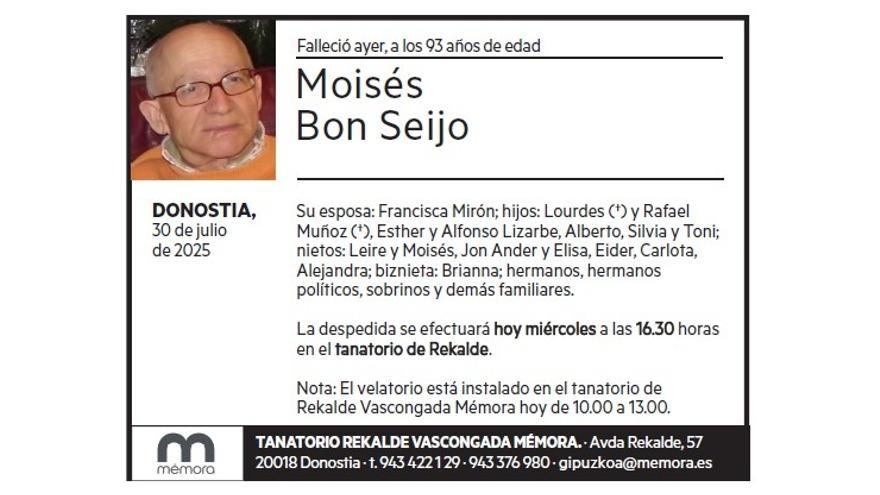 MOISES BON SEIJO