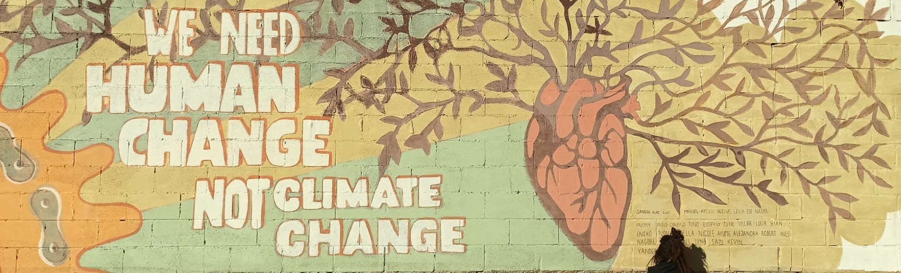 Un mural reivindica la acción climática en el IES Alhama de Corella