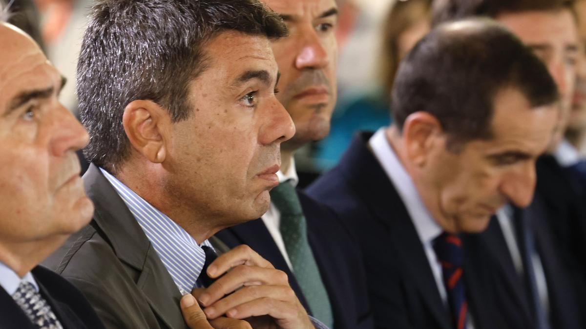 Carlos Mazón, ayer en un acto en Valencia. Carlos Mazón, ayer en un acto en Valencia.