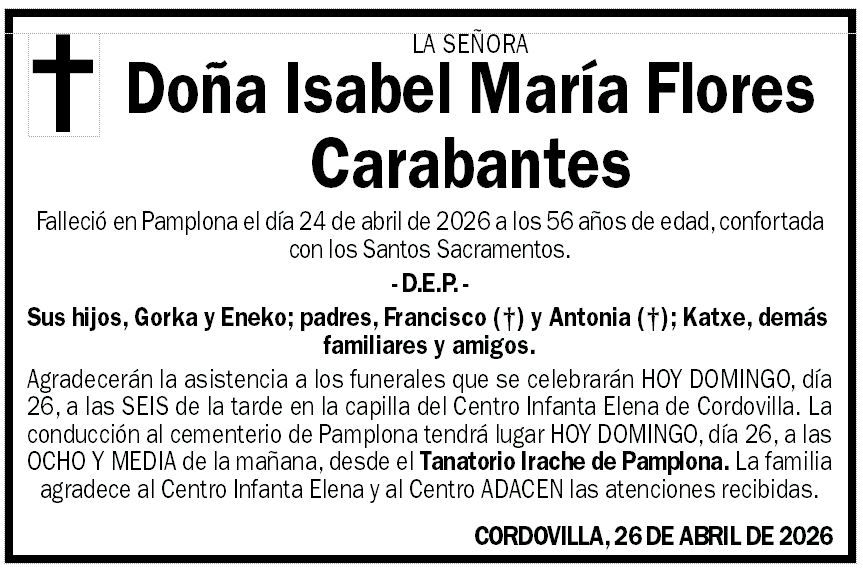 Isabel María Flores Carabantes