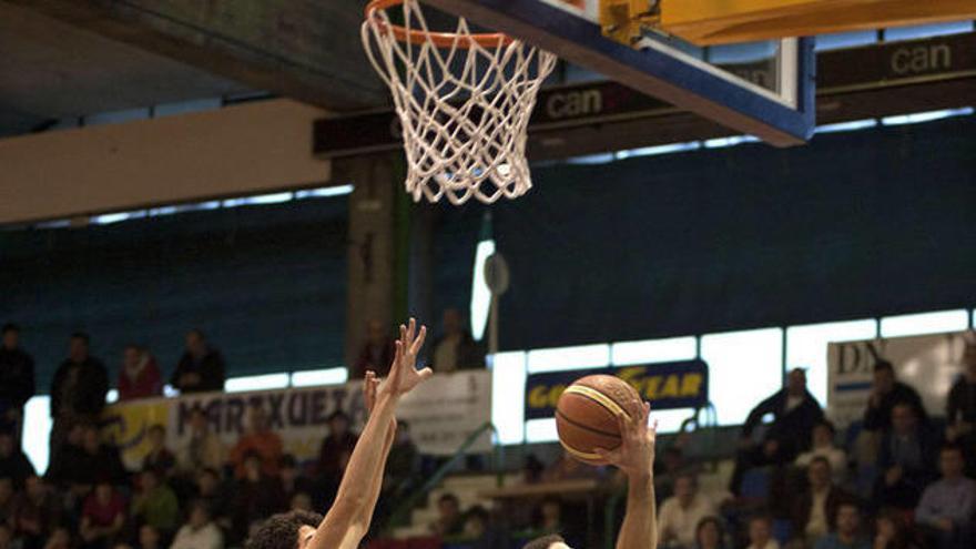 Iñaki Sanz, que ayer fue el mejor, en un partido anterior.