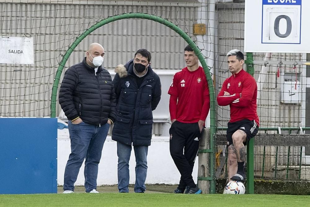 Primer entrenamiento de Jonás Ramalho con Osasuna