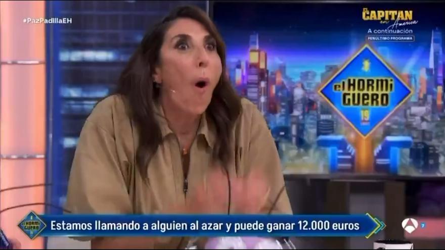 Paz Padilla llama por teléfono para regalar la tarjeta de 'El Hormiguero' y pasa esto