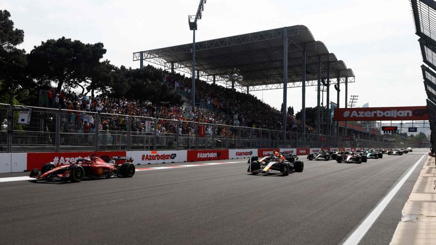 El Gran Premio de Azerbaiyán de F1, en imágenes