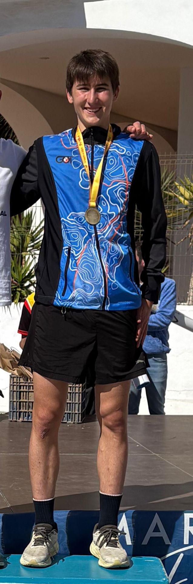 Aratz Beobide, getariarra campeon del sprint urbano del Campeonato de España de Orientación disputado en Marbella.