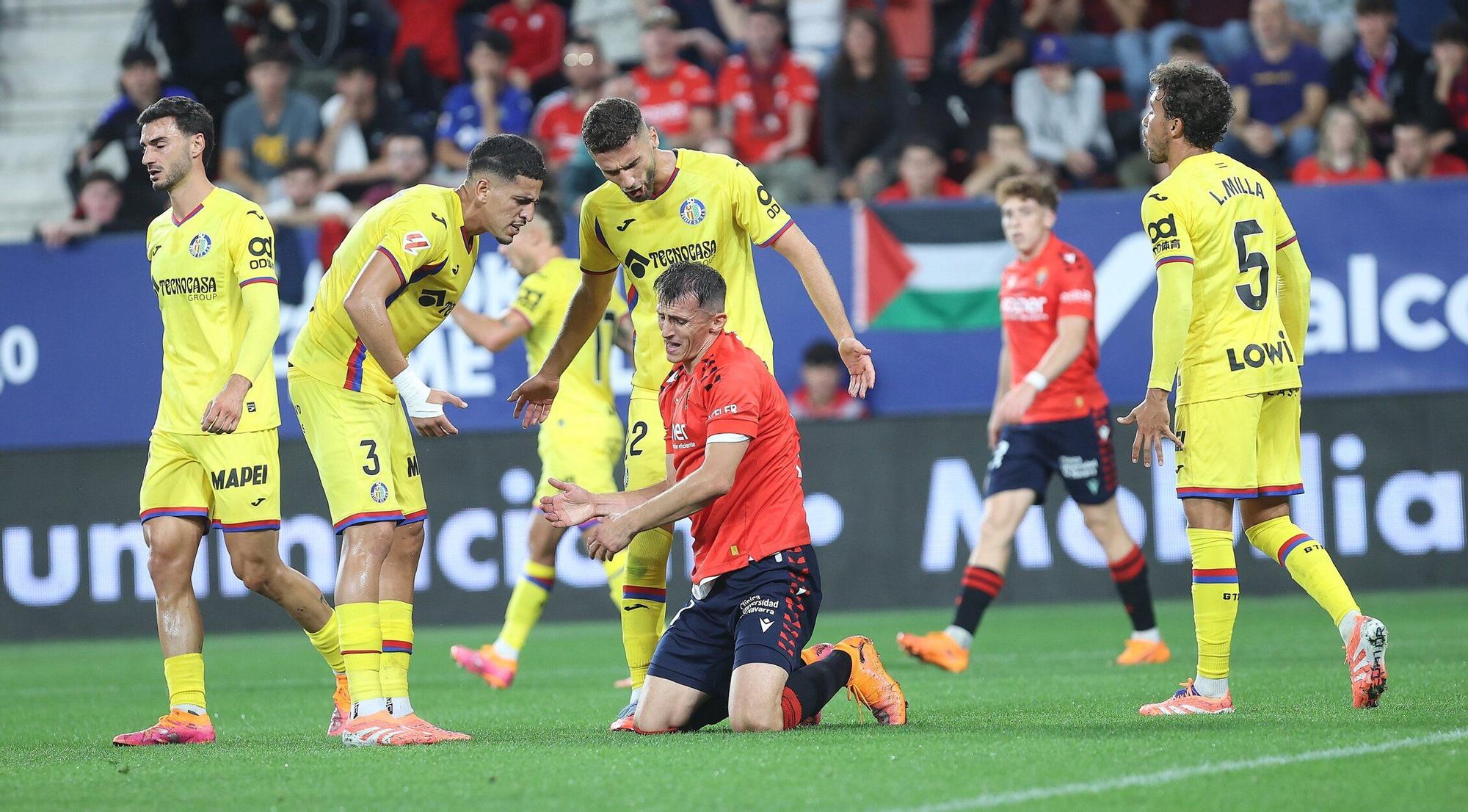 Fotos del Osasuna-Getafe en El Sadar