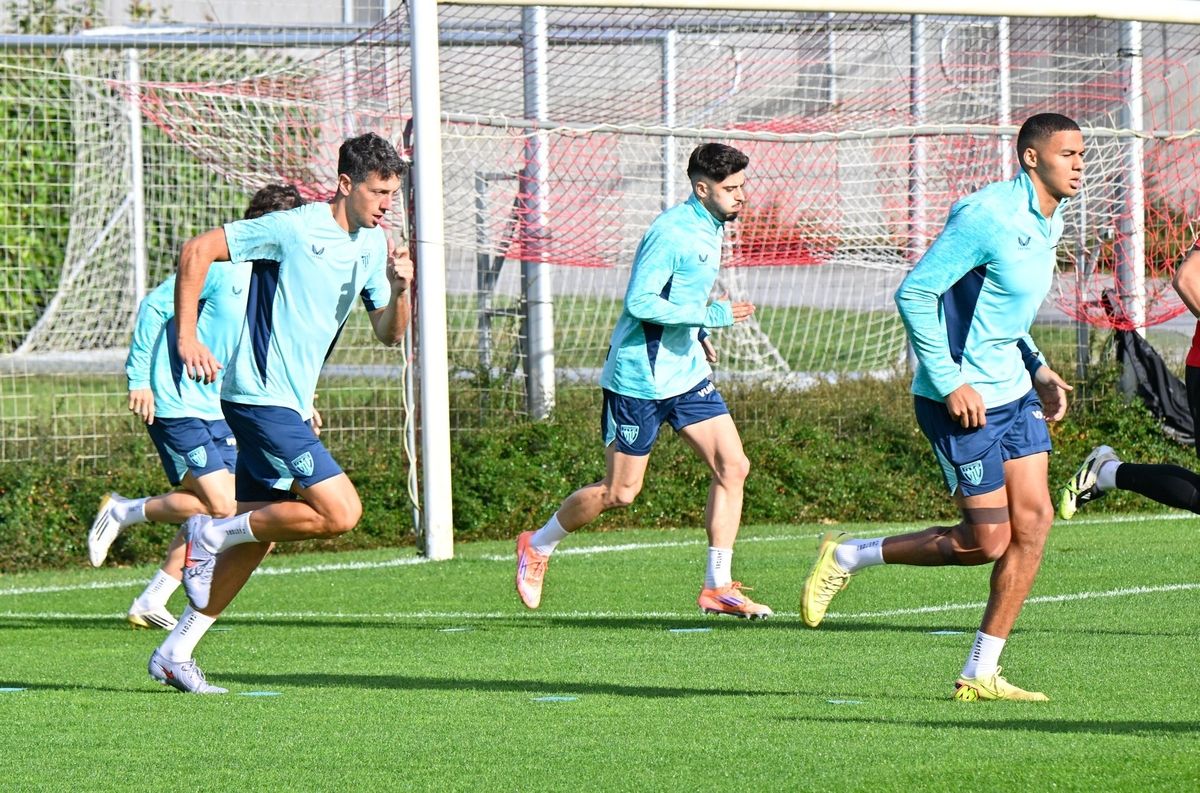Entrenamiento del Athletic en Lezama