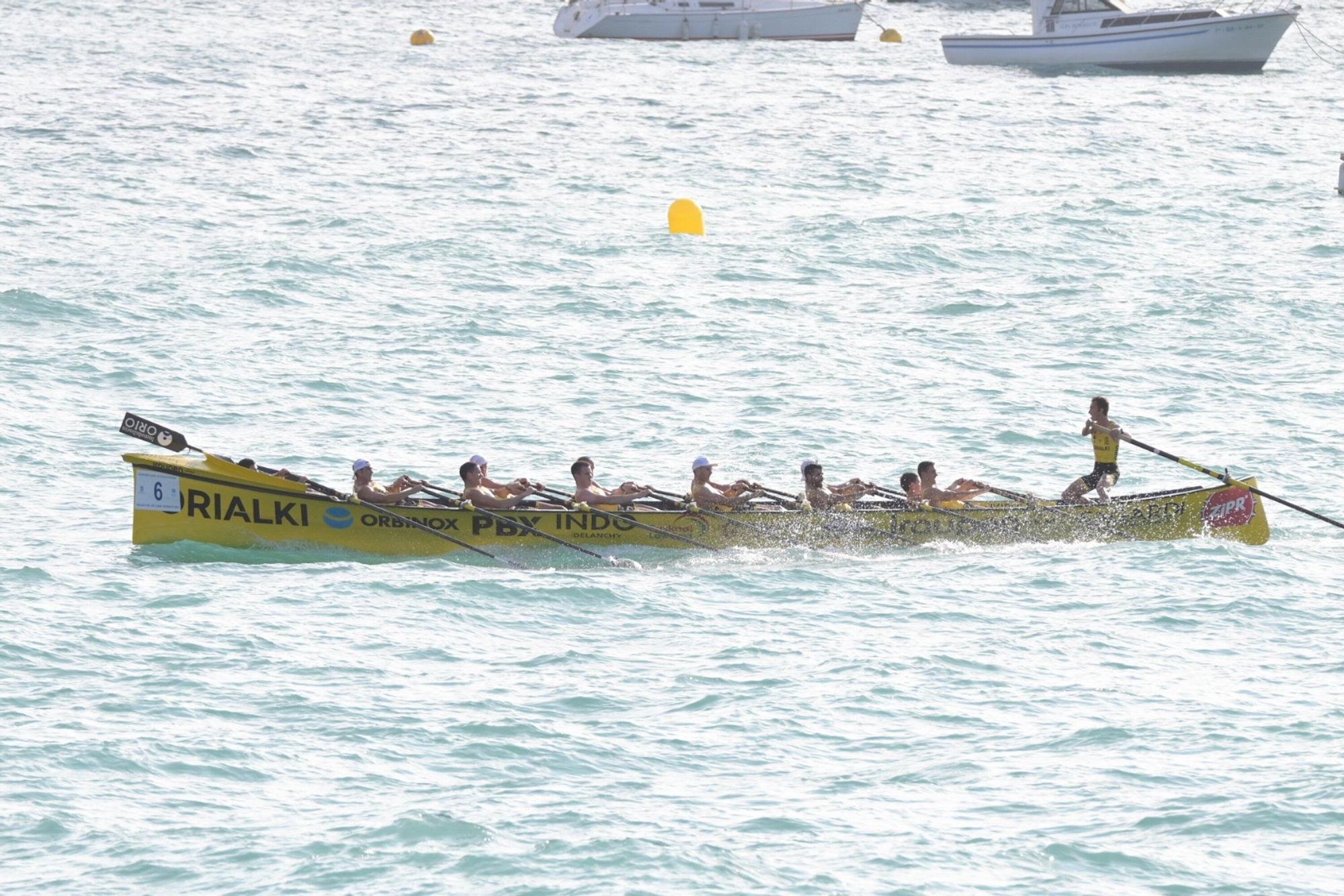 En imágenes: regata clasificatoria para la Bandera de La Concha