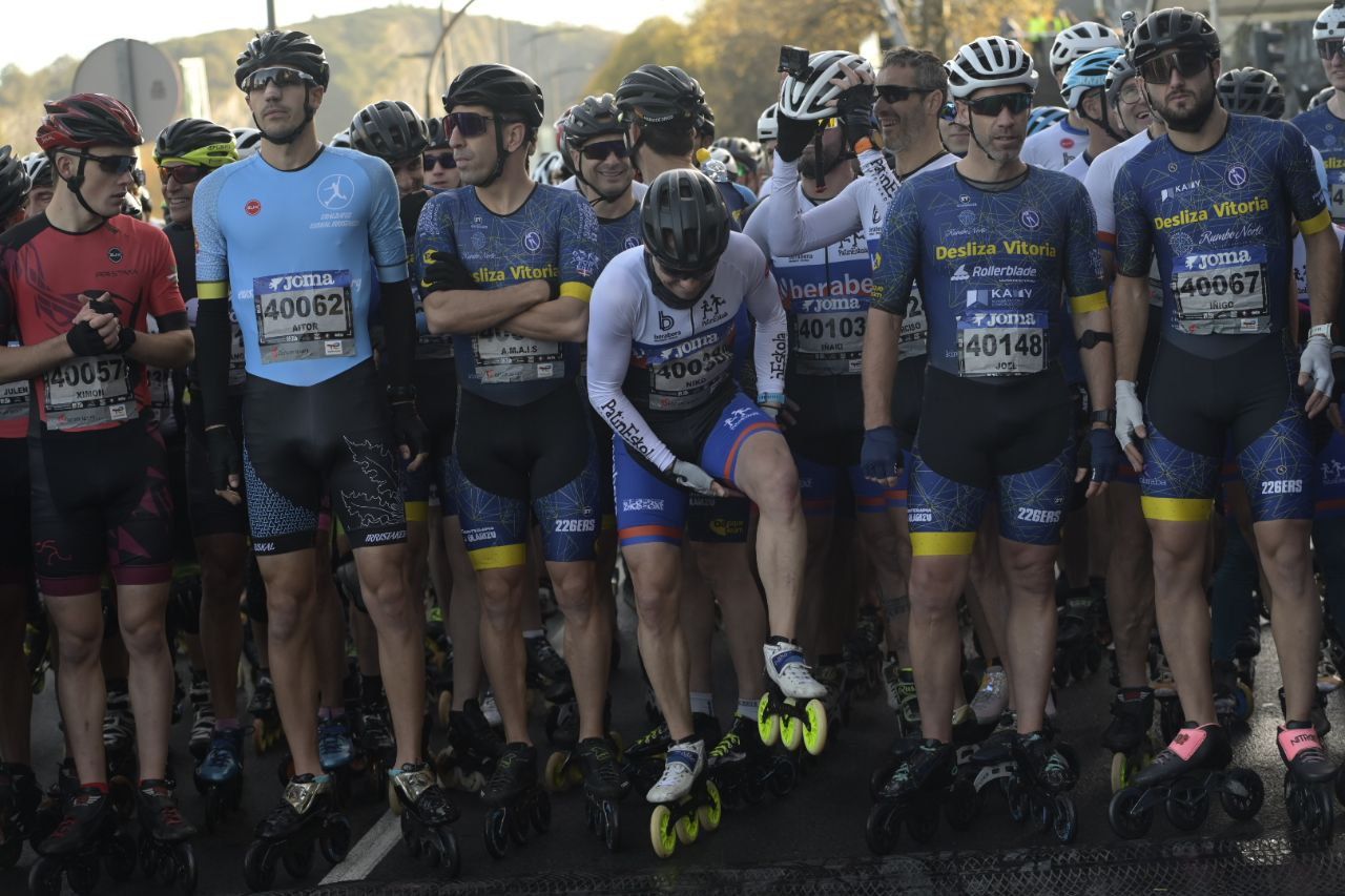 Ilusión y concentración en la salida de la Behobia-San Sebastián