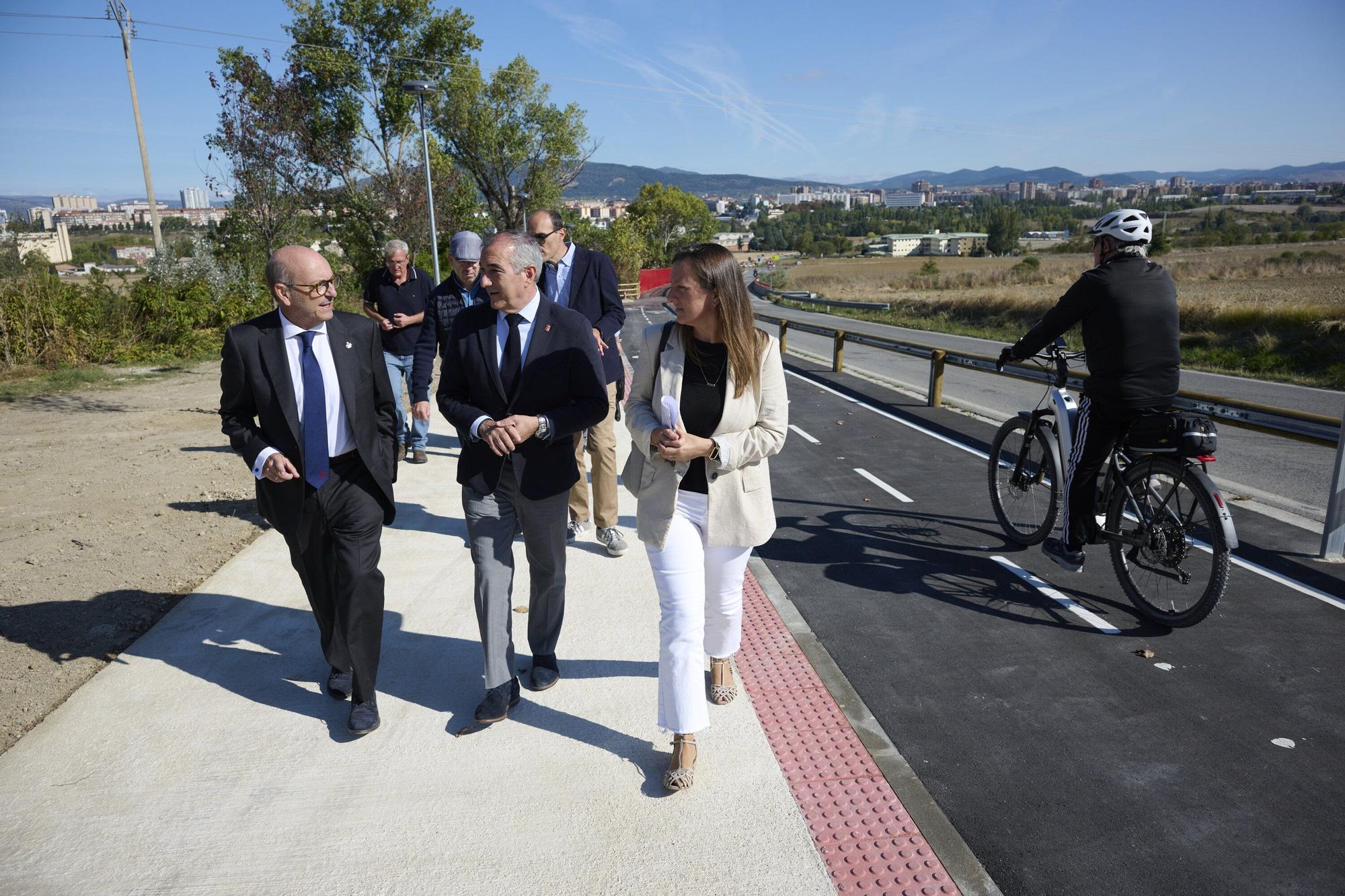 Fotos de la visita al carril bici entre Pamplona y Cizur Menor por el Camino de Santiago
