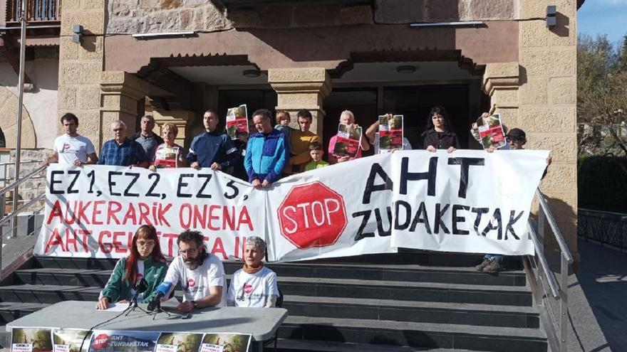 Stop Sondeos-No al TAV pide a los ayuntamientos que no colaboren con las catas de la &#039;Y&#039; vasca