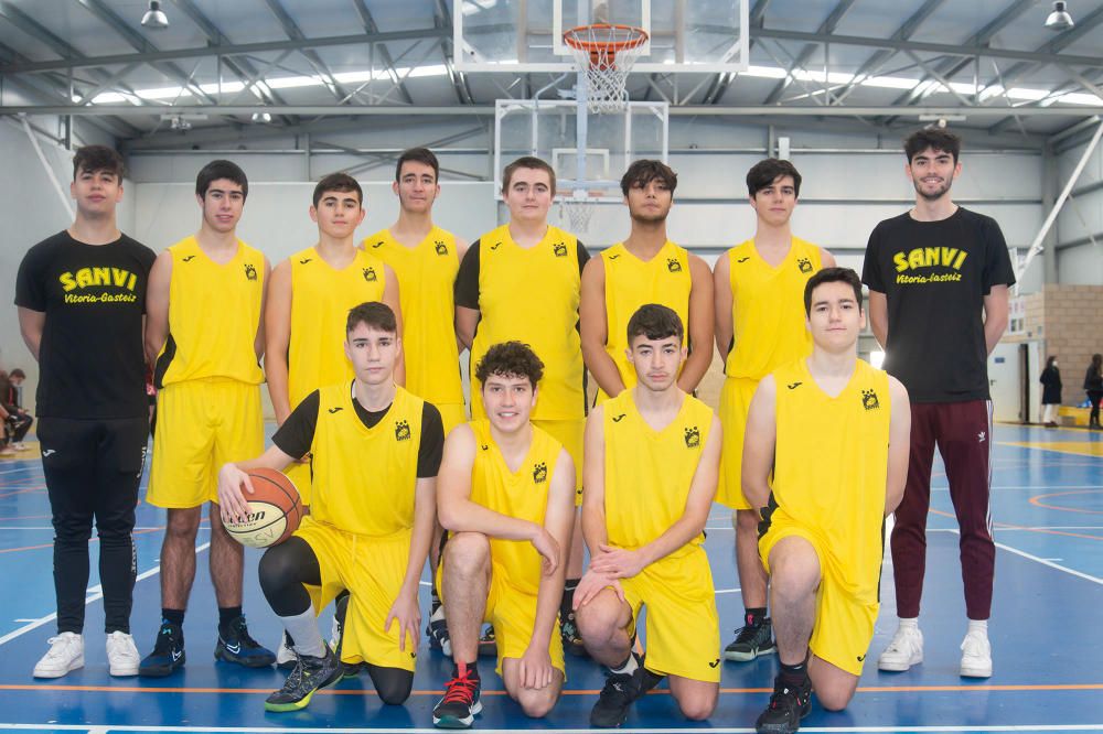 San Viator Saskibaloiko junior taldea: Imanol (ent