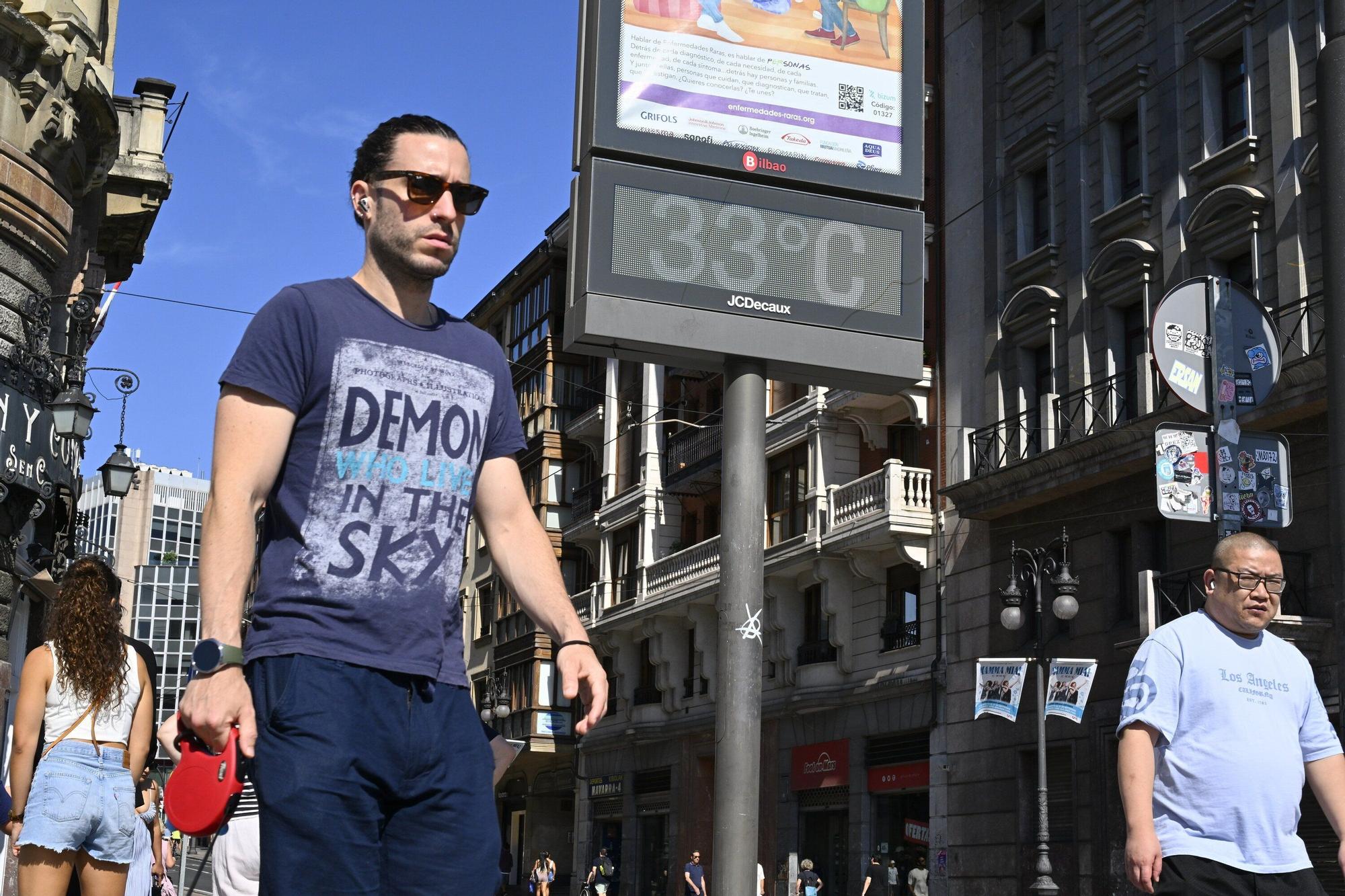 En imágenes: Bizkaia vive un sábado de temperaturas extremas