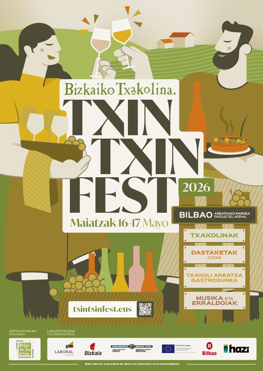 Cartel del festival Txin Txin Fest.
