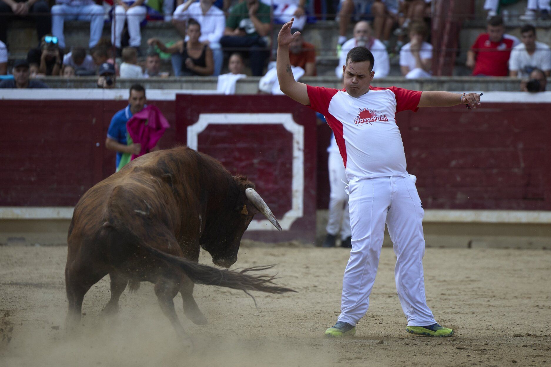 Fotos del concurso de recortadores de fiestas de Tafalla