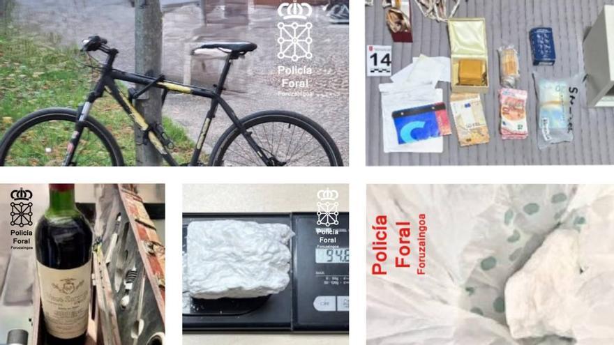 De los pases en bici a un vino de 1.800 euros: cae una pareja acusada de trapichear droga en Mendebaldea