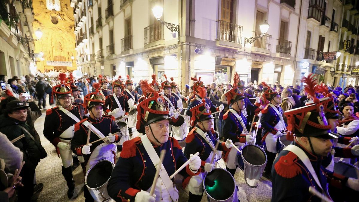 Tamborrada Kañoyetan, por la Parte Vieja