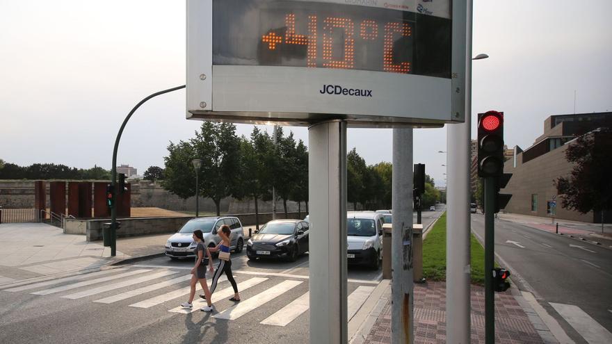 Segundo día más caluroso del siglo en Pamplona