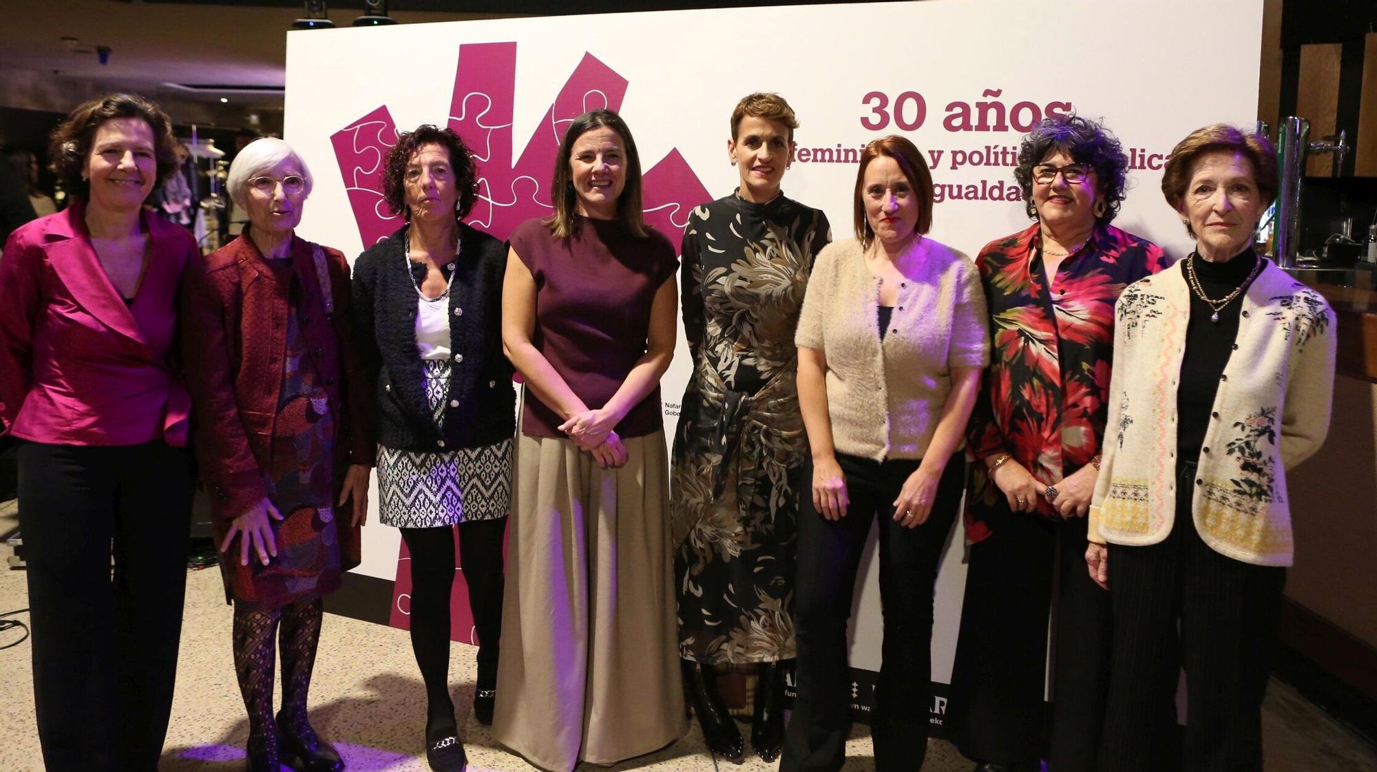 Imágenes de la celebración del 30º aniversario del Instituto Navarro para la Igualdad