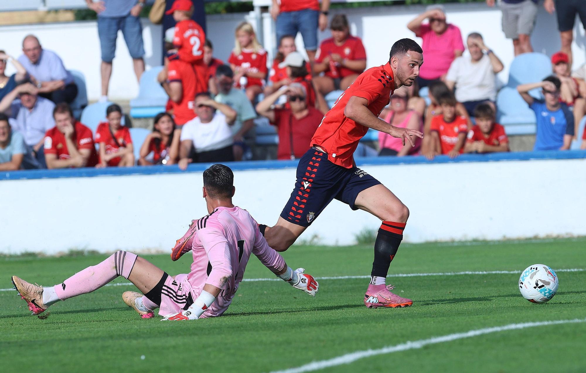 Osasuna logra en Tafalla su primer triunfo de pretemporada