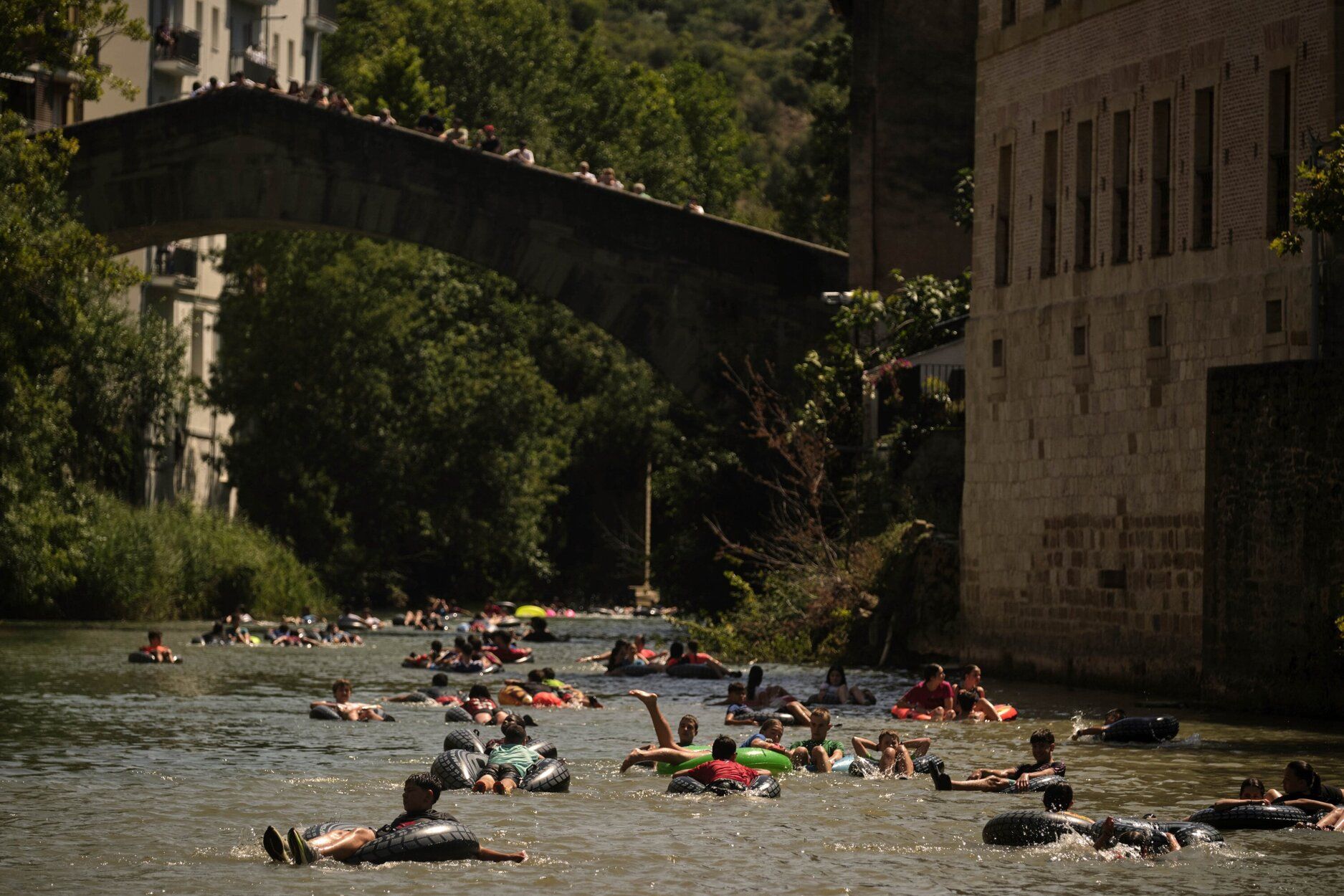 Fotos del inicio de las fiestas de Estella-Lizarra