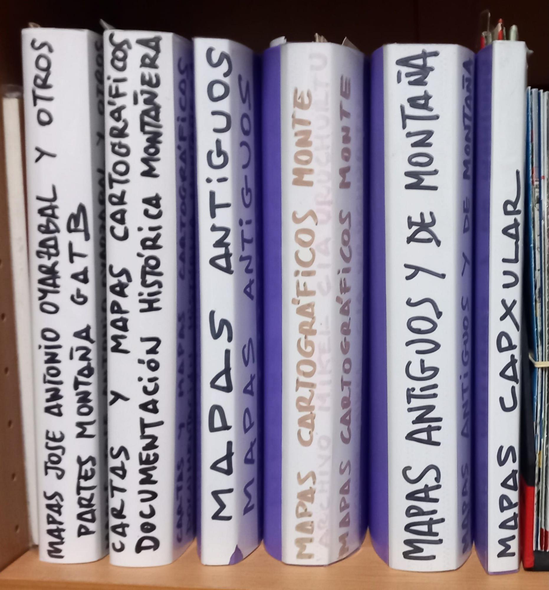 Colección de mapas de cordales del autor de este artículo.