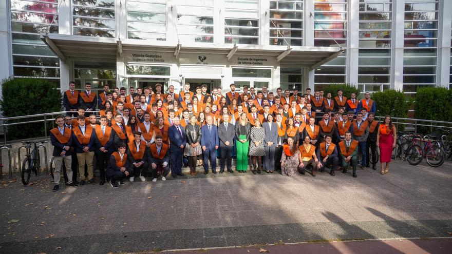 En imágenes: Graduación del curso 2024-2025 en la Escuela de Ingeniería de Vitoria-Gasteiz