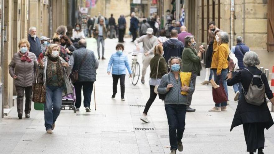 La población de Euskadi se redujo un 0,3% en 2021.