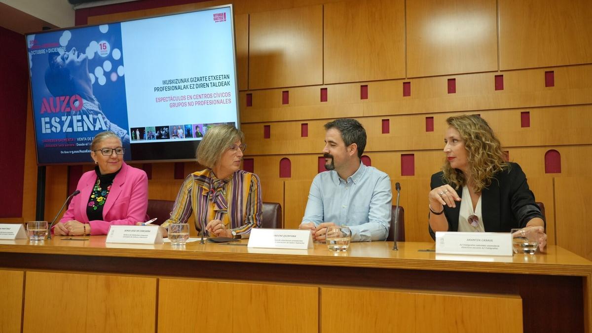 Presentación de la segunda temporada de Auzo Eszena 2025.