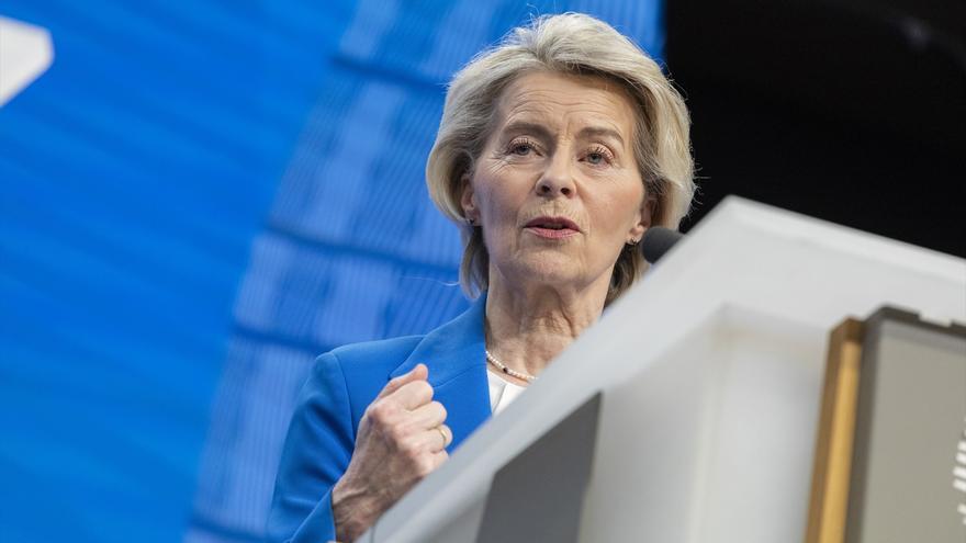 Von der Leyen anuncia en Davos una respuesta firme ante los aranceles de Trump por Groenlandia